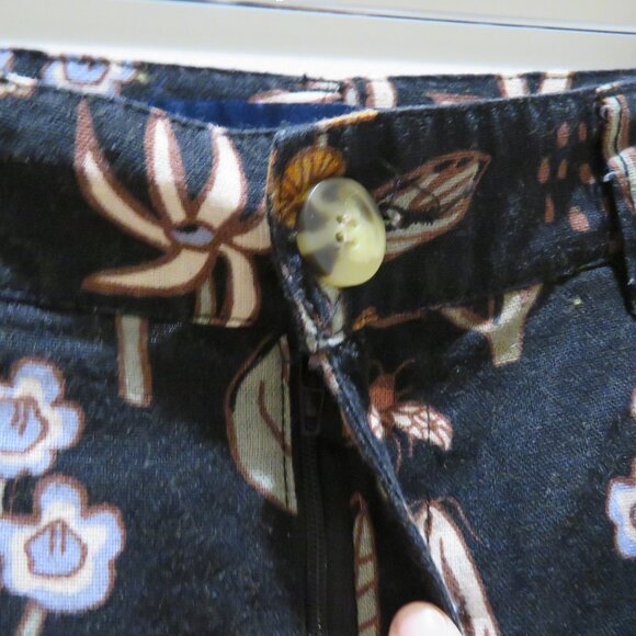 PRINCESS HIGHWAY X MODCLOTH Linen Blend Fauna Botanical Cropped Pull On Pants - Picture 7 of 15